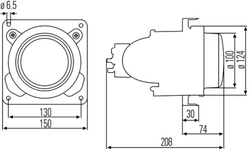 Фара HELLA 1BL 007 834-047