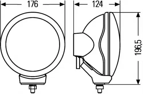 Фара HELLA 1F5 008 273-041