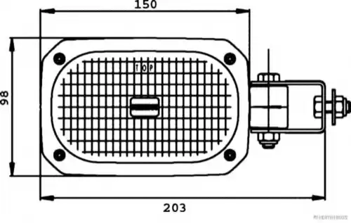 Фара рабочего света HERTH+BUSS 80690091