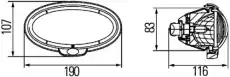 Фонарь задний HELLA 1GB 996 186-061