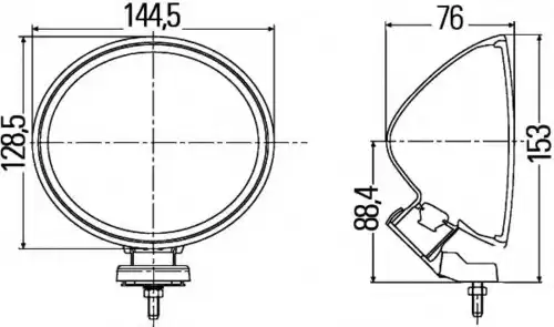 Фара противотуманная HELLA 1N4 007 893-181