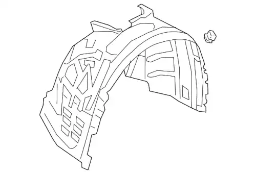 Подкрылок VAG 4K0821172Q