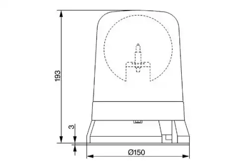 ПРОБЛЕСКОВЫЙ МАЯЧОК 7 782 322 011 BOSCH