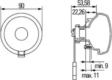 Фонарь задний HELLA 2SA 965 039-087