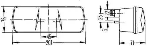 Фонарь задний HELLA 2SE 001 680-291