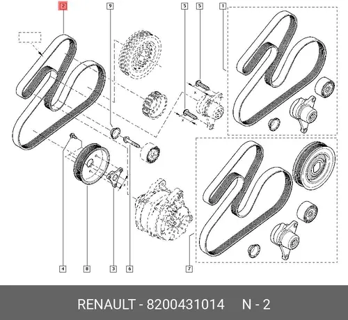 RENAULT 8200431014