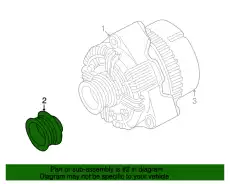 шкив генератора MB 111 155 05 15