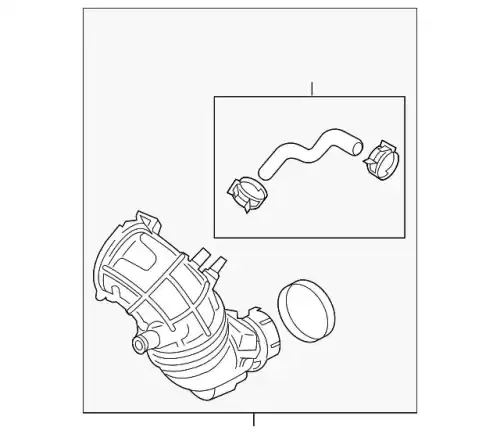 H HOSE ASSY-AIR INTAKE 28140G9100 HYUNDAI