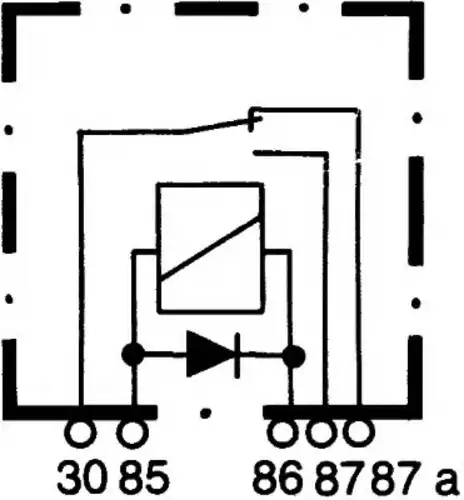 Реле, рабочий ток 4RD 965 400-027 HELLA