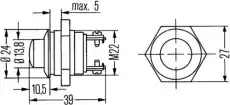 Фонарь габаритный HELLA 6JF 001 571-001