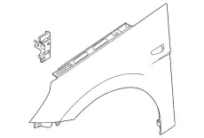 H PANEL ASSY-FENDER,RH 66320AA000 HYUNDAI