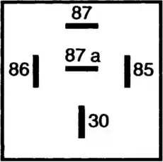 реле стартера пусковое Volv 4RD 007 794-027 HELLA