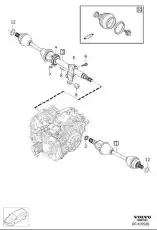 AXLE SHAFT, EXCH 36011773 VOLVO