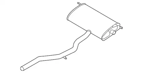 32292077 ГЛУШИТЕЛЬ, ЗАДНИЙ VOLVO