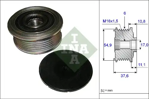 шкив генератора!\ 535 0123 10 INA