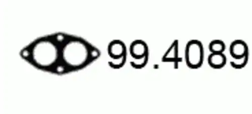 Прокладка глушителя ASSO 99.4089