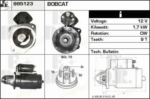Стартер EDR 995123