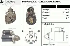 Стартер EDR 918850