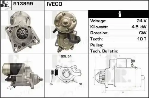 старте Ivec 913899 EDR