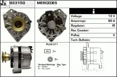 генератор MAN 933150 EDR