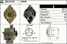 генератор MAN 931370 EDR