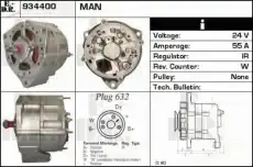 генератор MAN 934400 EDR