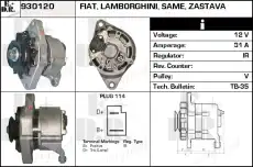 генератор IVEC 930120 EDR