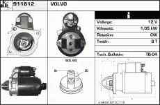 Стартер EDR 911812