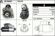 Стартер EDR 916660
