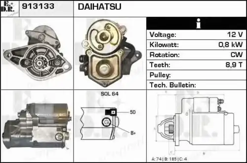 генератор Audi 913133 EDR