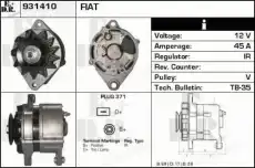 генератор Fiat 931410 EDR
