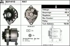 генератор Fiat 931410 EDR