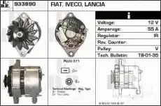 генератор Fiat 933890 EDR