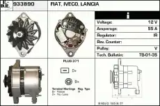 генератор Fiat 933890 EDR