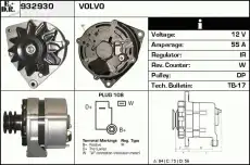 генератор Audi 932930 EDR
