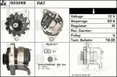 генератор Fiat 933288 EDR