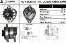 генератор Fiat 930970 EDR