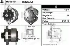 генератор Opel 934810 EDR