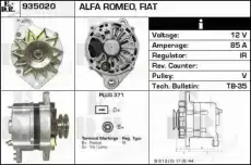генератор Fiat 935020 EDR