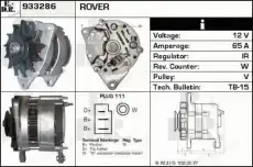 генератор Ford 933286 EDR