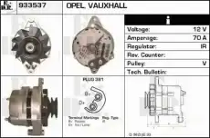 генератор Opel 933537 EDR