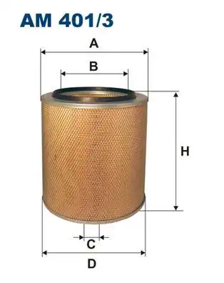Фильтр воздушный FILTRON AM 401/3