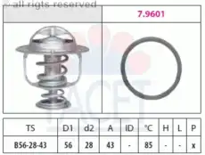 Термостат системы охлаждения FACET 7.8398