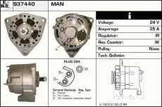 генератор MAN 937440 EDR