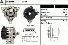генератор MAN 942580 EDR