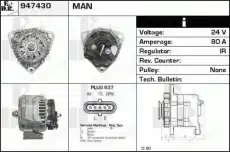 генератор MAN 947430 EDR