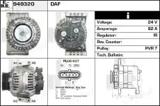 генератор DAF 949320 EDR