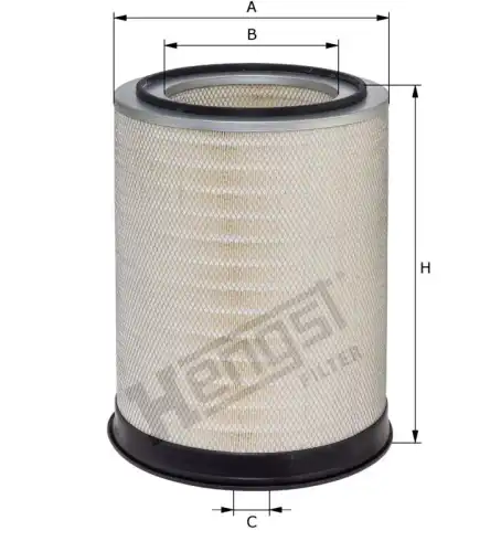 Фильтр воздушный HENGST E1651L D685