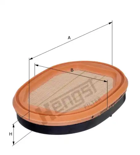 Фильтр воздушный HENGST E1669LS