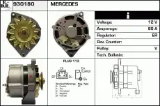 генератор MAN 930180 EDR